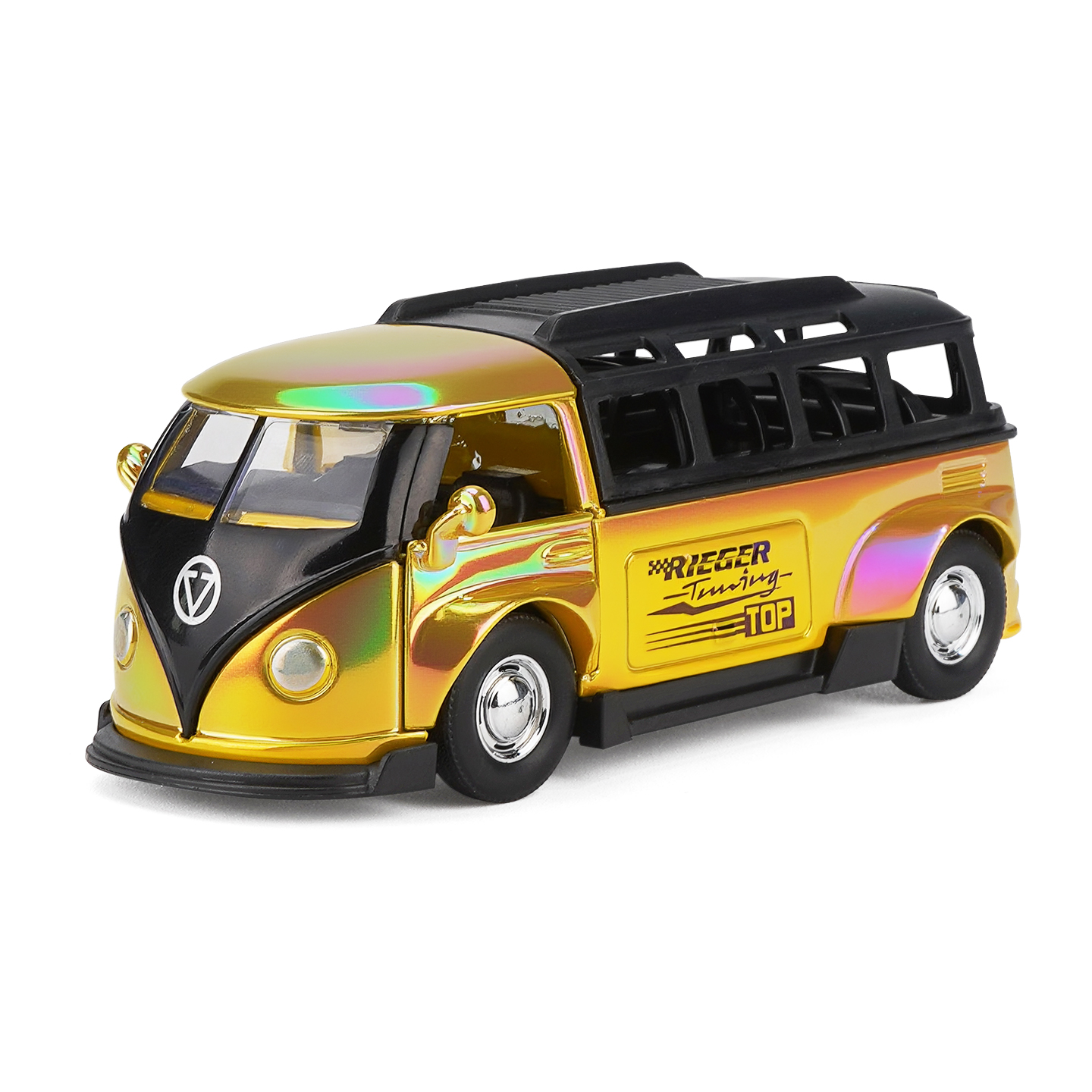 YC6601H Volkswagen Bus Phantom Color，Car Model, Zinc Alloy T