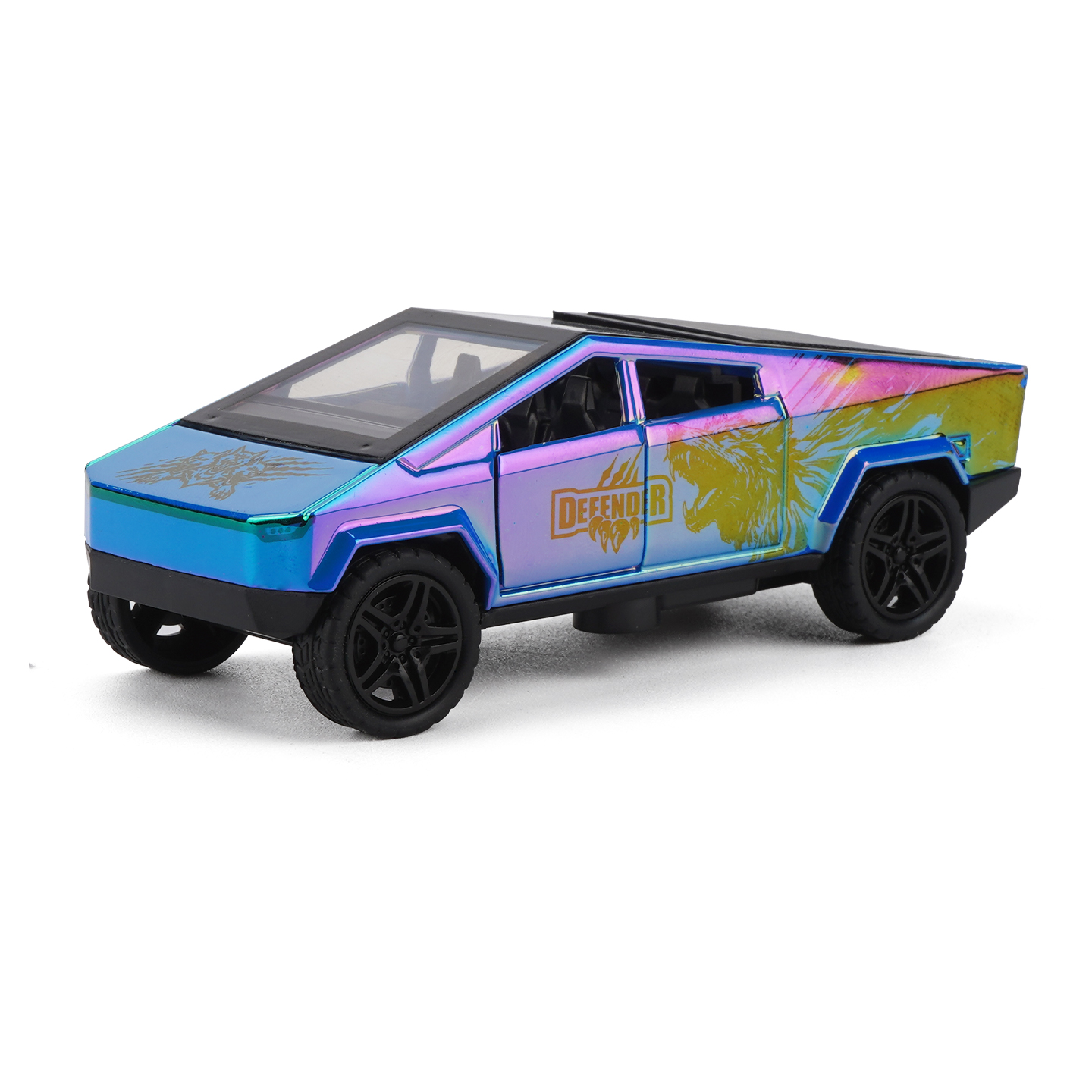 YC6602H Tesla Phantom Color，Car Model, Zinc Alloy Toy Car for Kids, Pull Back Vehicles Toy Car for Toddlers Kids Boys Girls Gift