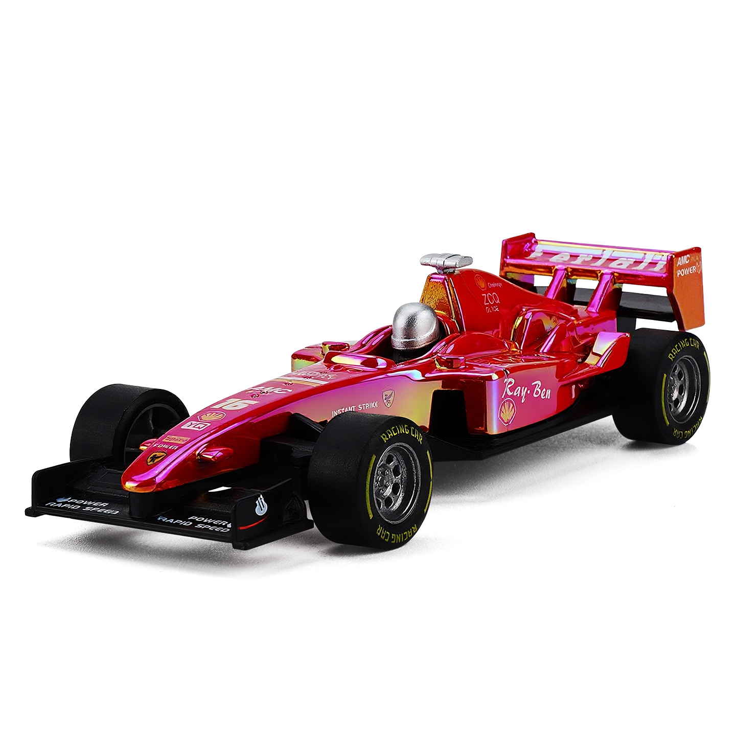 YC6604H Ferrari Symphony White，Car Model, Zinc Alloy Toy Car for Kids, Pull Back Vehicles Toy Car for Toddlers Kids Boys Girls Gift