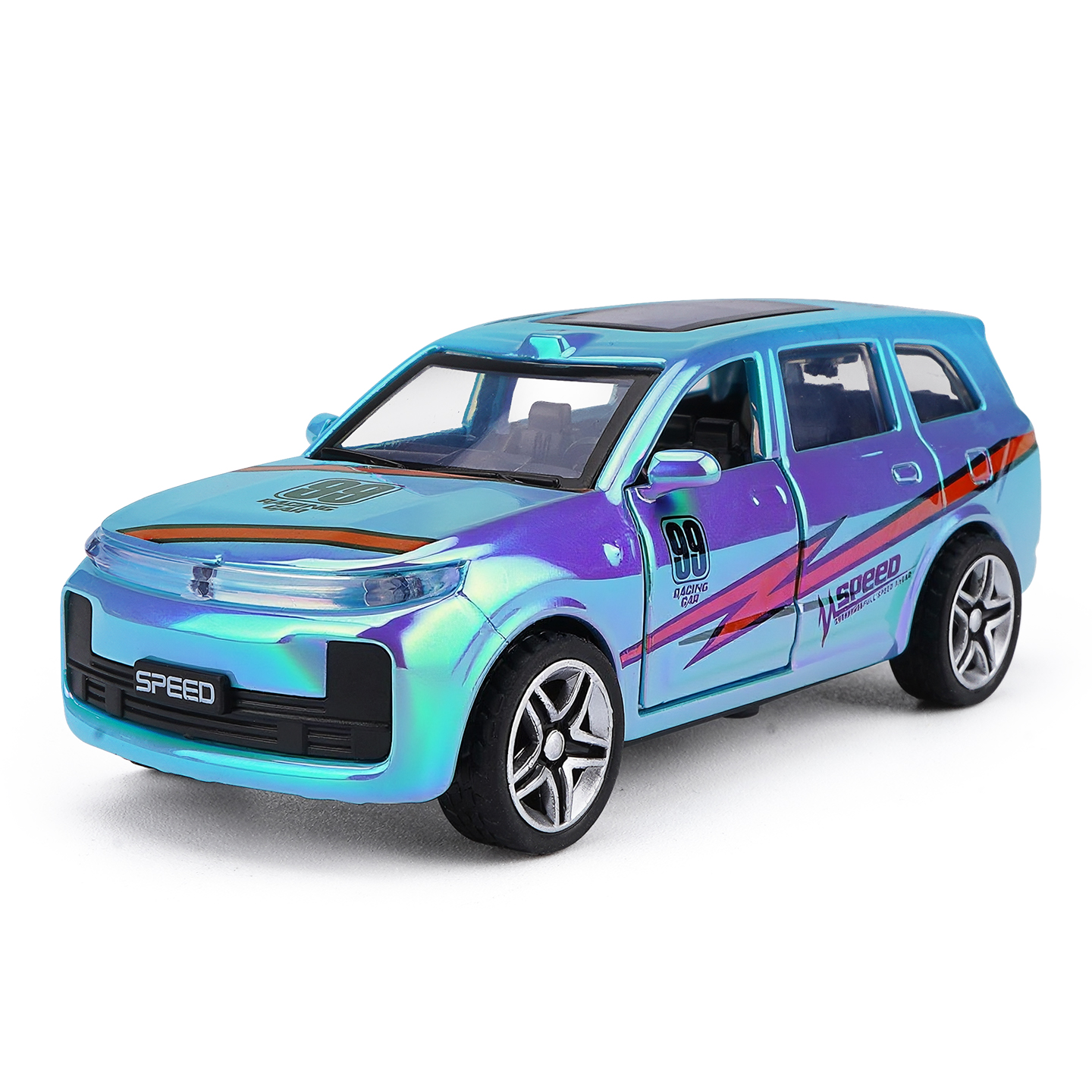 YC6607H Electric Vehicle Ideal Color, Car Model, Zinc Alloy Toy Car for Kids, Pull Back Vehicles Toy Car for Toddlers Kids Boys Girls Gift