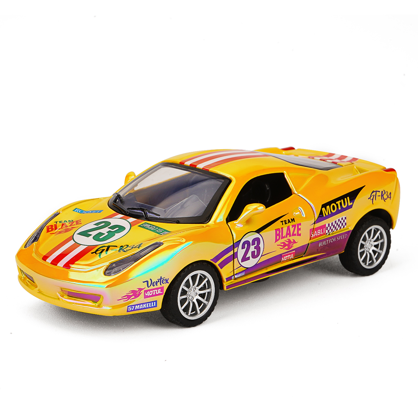 YC6619H Ferrari Colorful, Car Model, Zinc Alloy Toy Car for 
