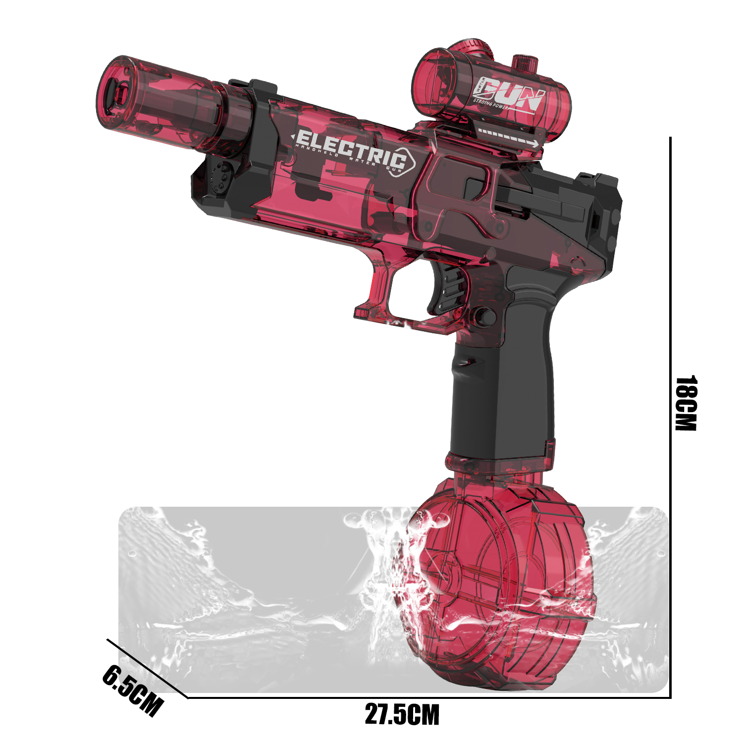 777-12 Electric continuous ice rat water gun