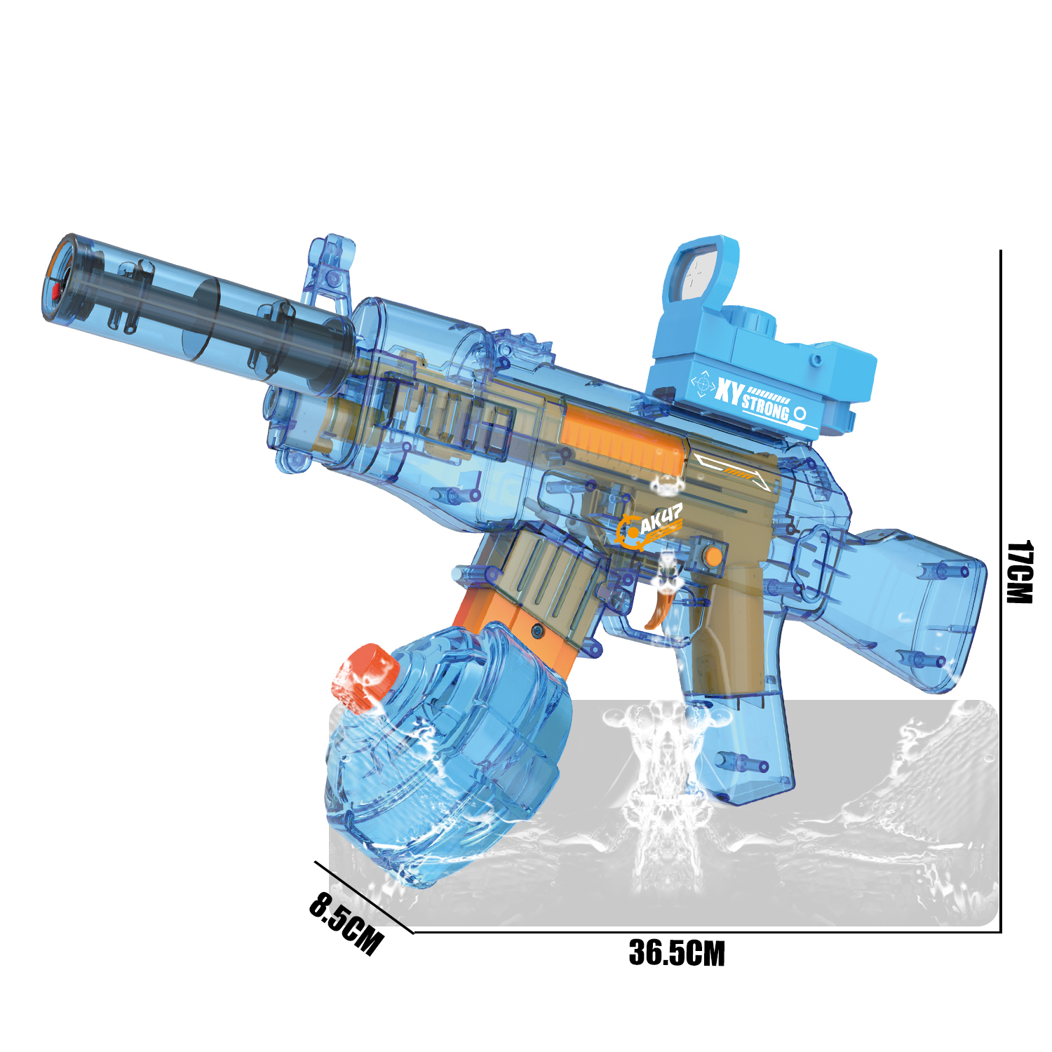 777-18 Electric continuous water gun AK linked self-priming 