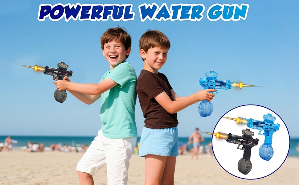 Illuminate Summer Fun: The LED Glow Electric Water Gun for Day & Night Adven